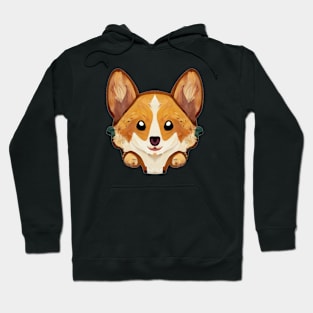 A corgi's face Hoodie